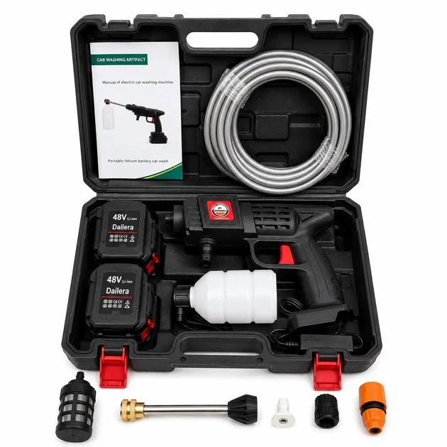 Аккумуляторная мойка высокого давления Daikens PRO 48V 6Ah - изображение 3