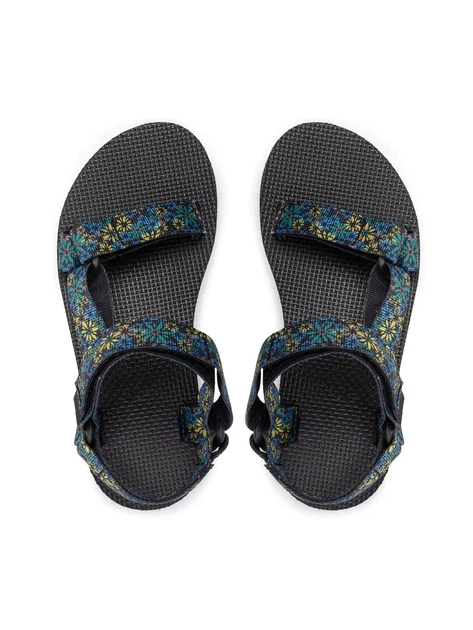 Сандалі жіночі Teva W Original Universal Wildflower 1125201 легкі сандалі на літо чорні з синім Розмір 38 - Фото 5 Сандалі жіночі Teva W Original Universal Wildflower 1125201 легкі сандалі на літо чорні з синім Розмір 38 - изображение 5