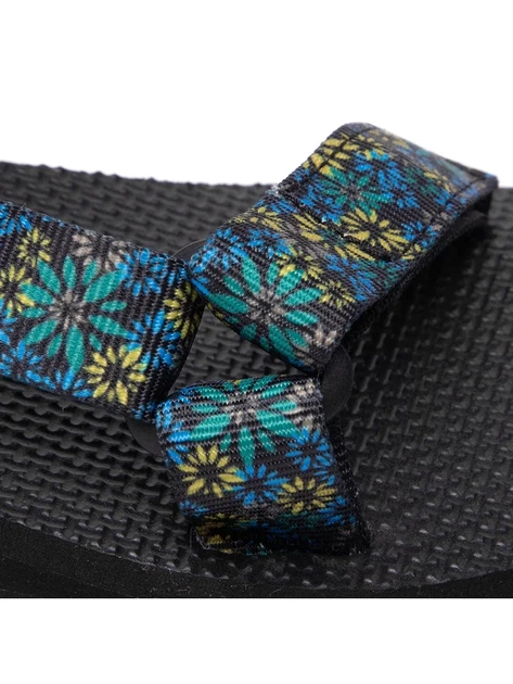 Сандалі жіночі Teva W Original Universal Wildflower 1125201 легкі сандалі на літо чорні з синім Розмір 38 - Фото 6 Сандалі жіночі Teva W Original Universal Wildflower 1125201 легкі сандалі на літо чорні з синім Розмір 38 - изображение 6