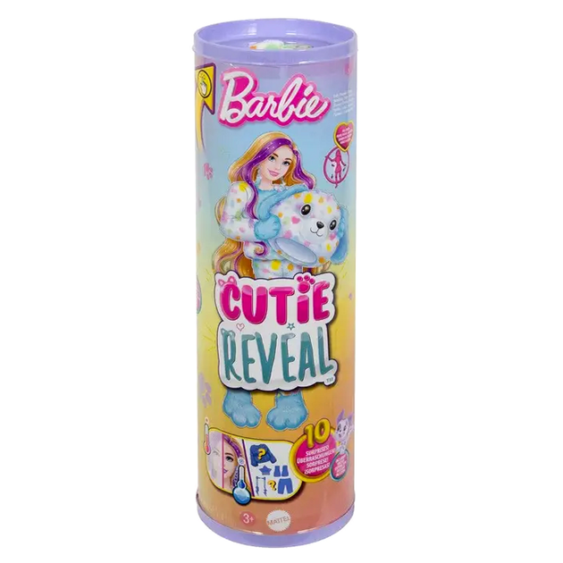 Кукла Barbie Cutie Reveal с аксессуарами для игры 10 сюрпризов HE0842 - Фото 6 Кукла Barbie Cutie Reveal с аксессуарами для игры 10 сюрпризов HE0842 - изображение 6