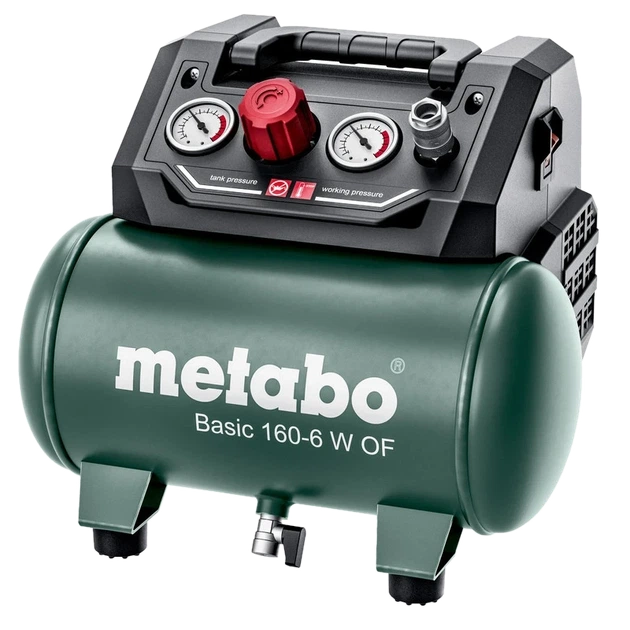 Компрессор Metabo Basic 160-6 W OF (601501000) - Фото 1 Компрессор Metabo Basic 160-6 W OF (601501000) - изображение 1