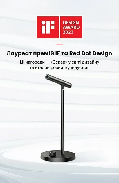 Настольный микрофон Ugreen для ПК Wireless 2.4G / USB-C 360° DSP Black (CM770) - изображение 10
