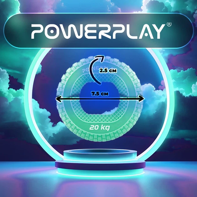 Эспандер кистевой Active Point силиконовый 20 кг зеленый - изображение 8