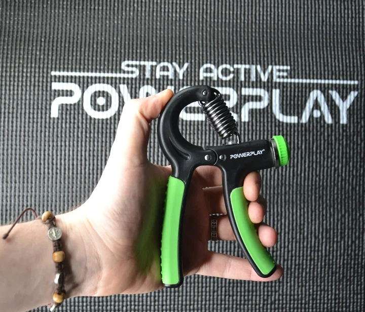 Еспандер кистевой Active Point металл 10-40 кг зеленый - изображение 8