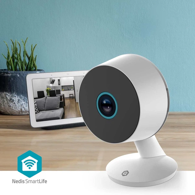 Kamera IP Nedis SmartLife Indoor Camera 3MP White (WIFICI08CWT) - Zdjęcie 11 Kamera IP Nedis SmartLife Indoor Camera 3MP White (WIFICI08CWT) - obraz 11