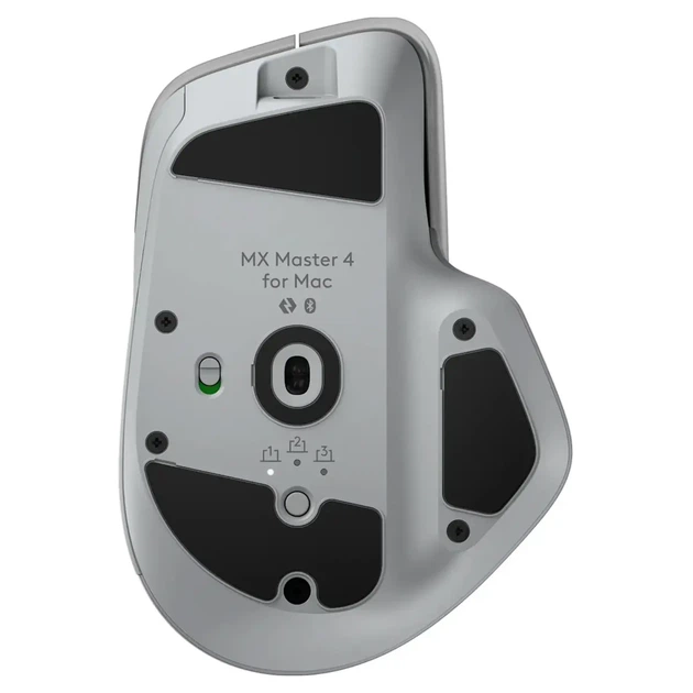 Миша Bluetooth Logitech MX Master 4 for Mac White Silver (910-007576) - Фото 7 Миша Bluetooth Logitech MX Master 4 for Mac White Silver (910-007576) - изображение 7