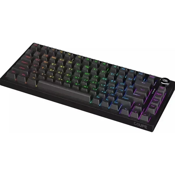 Беспроводная механическая клавиатура Proove Gaming Coupe Black, Huano Kobe Switch, 75%, RGB, (2.4G/Bluetooth/USB) - изображение 3