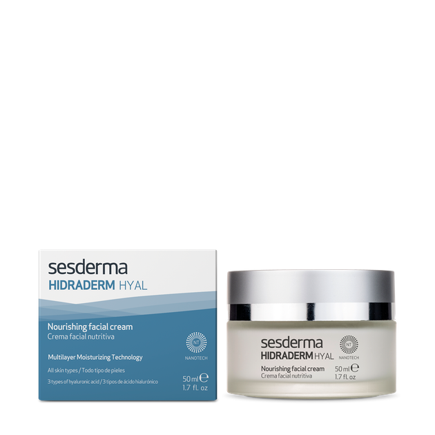 Питательный крем для лица SesDerma Hidraderm Hyal Nourishing Facial Cream 50мл (40005102) - Фото 2 Питательный крем для лица SesDerma Hidraderm Hyal Nourishing Facial Cream 50мл (40005102) - изображение 2
