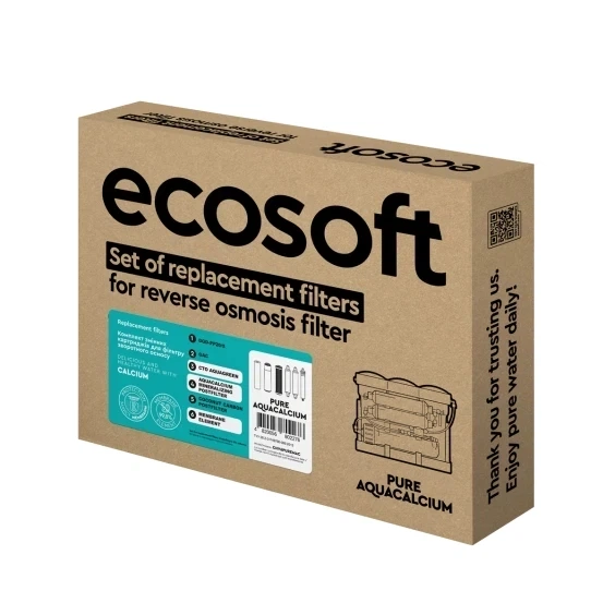 Комплект картриджей Ecosoft P ure Aguacalcium Mint 12 месяцев (CHV6PUREMAC) - Фото 3 Комплект картриджей Ecosoft P ure Aguacalcium Mint 12 месяцев (CHV6PUREMAC) - изображение 3