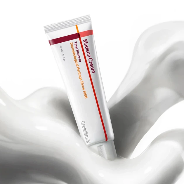 Антивозрастной крем для лица Centellian24 Madeca Cream Time Reverse с центеллой азиатской, коллагеном и керамидами для восстановления - изображение 3