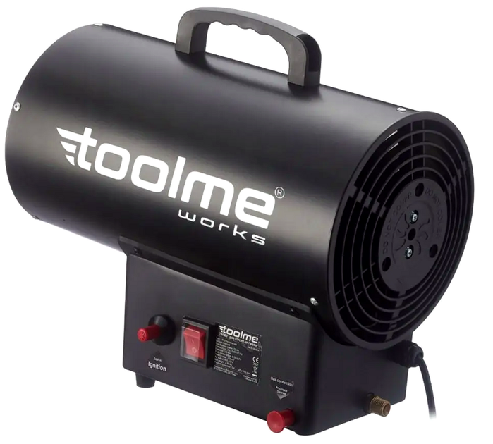 Газовый обогреватель 25 кВт для помещений до 320 м² Toolme KT3397 - изображение 5