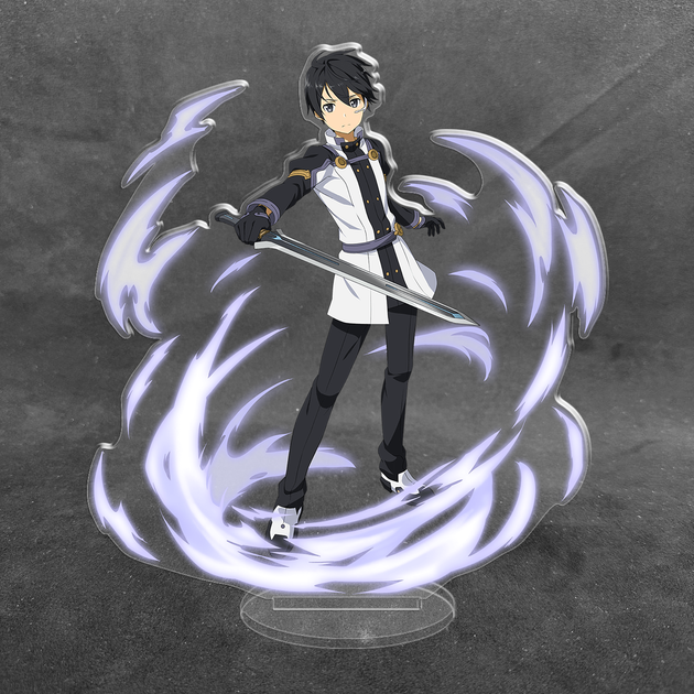 Акриловая коллекционная фигурка Аниме Sword Art Online, Мастера Меча Онлайн SAO Кирито (1) 15 см - изображение 2