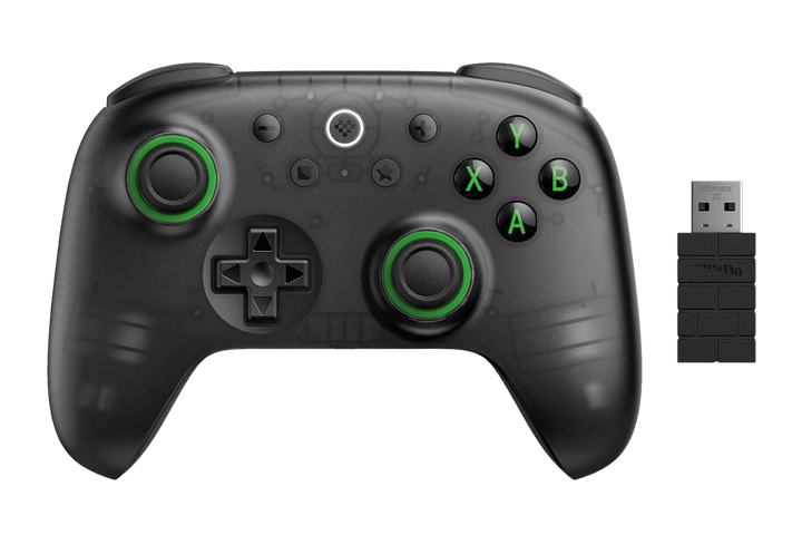 Беспроводной геймпад 8BitDo Ultimate 2C Wireless Controller Transparent Black - Фото 1 Беспроводной геймпад 8BitDo Ultimate 2C Wireless Controller Transparent Black - изображение 1