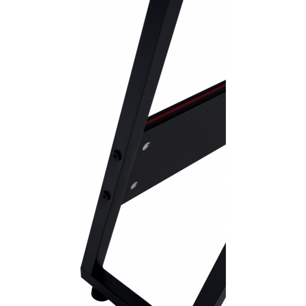 Геймерский компьютерный стол GT Racer T-1741 (130x130x45x73) Black - изображение 3