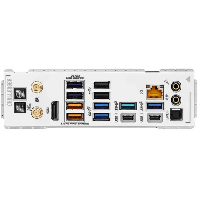 Материнская плата ASRock X870E Challenger WIFI White (sAM5, AMD X870E, DDR5, ATX) - Фото 5 Материнская плата ASRock X870E Challenger WIFI White (sAM5, AMD X870E, DDR5, ATX) - изображение 5