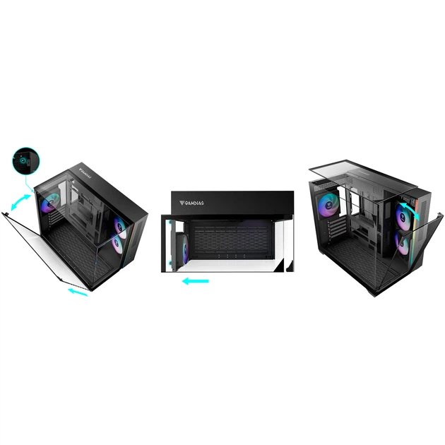 Корпус Gamdias Atlas M3M Black (4711514503807) - Фото 11 Корпус Gamdias Atlas M3M Black (4711514503807) - изображение 11