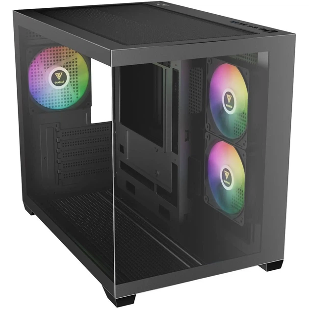 Корпус Gamdias Aura GC10M V2 ARGB Black (4711514503159) - Фото 2 Корпус Gamdias Aura GC10M V2 ARGB Black (4711514503159) - изображение 2