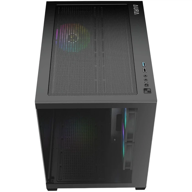 Корпус Gamdias Aura GC10M V2 ARGB Black (4711514503159) - Фото 7 Корпус Gamdias Aura GC10M V2 ARGB Black (4711514503159) - изображение 7