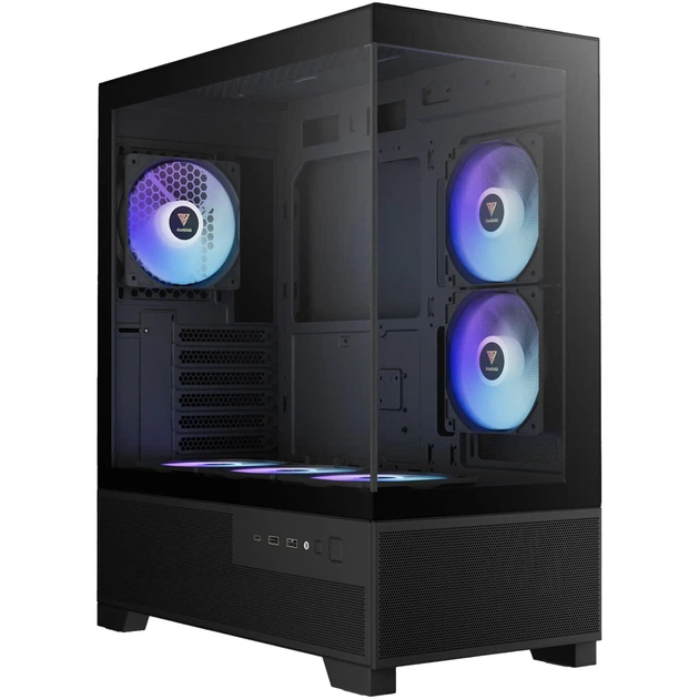Корпус Gamdias Aura GC12 ARGB Black (4711514503821) - Фото 1 Корпус Gamdias Aura GC12 ARGB Black (4711514503821) - зображення 1