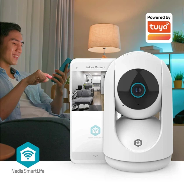 Kamera IP Nedis SmartLife Indoor Camera 3MP White (WIFICI23CWT) - Zdjęcie 14 Kamera IP Nedis SmartLife Indoor Camera 3MP White (WIFICI23CWT) - obraz 14