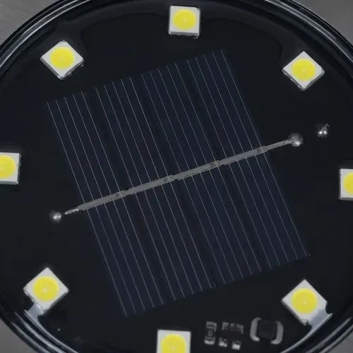 Набір садових ліхтарів на сонячних батареях Gardlov 24001 (12 шт.) у сталевому корпусі з датчиком сутінків, IP65 - изображение 3