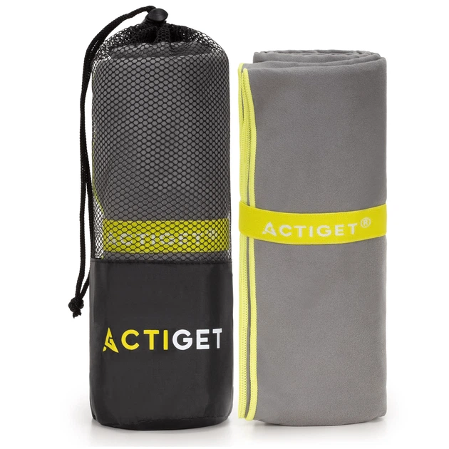 Полотенце спортивное Actiget 180 x 100 см из микрофибры ACT0192 Grey - изображение 2