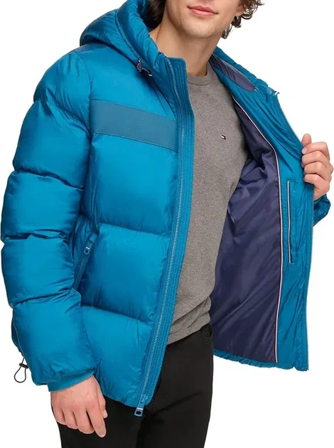 Мужская межсезонная куртка Tommy Hilfiger р. XXL, синяя - Фото 2 Мужская межсезонная куртка Tommy Hilfiger р. XXL, синяя - изображение 2