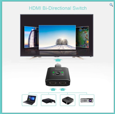 Двунаправленный HDMI переключатель Techole HS305 4K Ultra HD, коммутатор 2 в 1 для телевизора, ПК и консолей - Б/У - Фото 7 Двунаправленный HDMI переключатель Techole HS305 4K Ultra HD, коммутатор 2 в 1 для телевизора, ПК и консолей - Б/У - изображение 7
