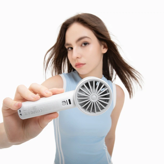 Wentylator Jisulife Handheld Fan 10 Szary - obraz 8