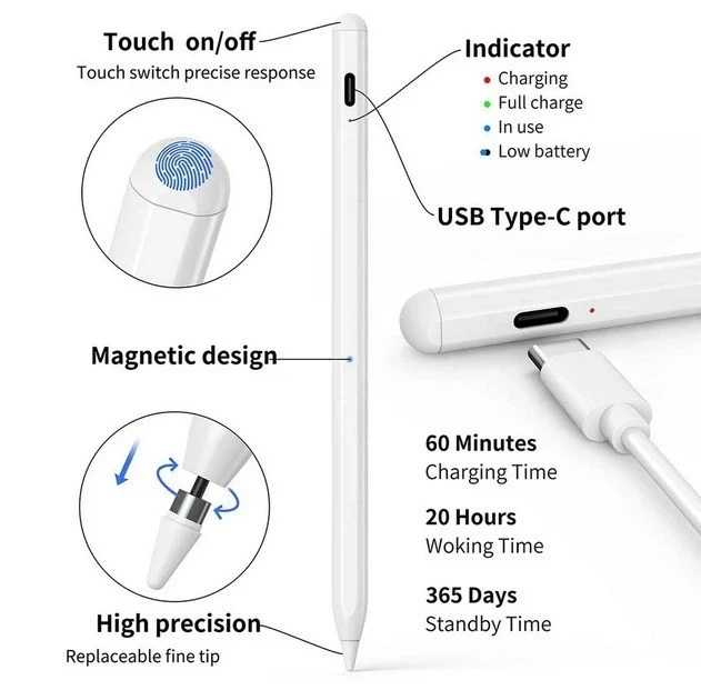 Магнітний стилус для письма та малювання Universal Stylus Pen - зображення 3