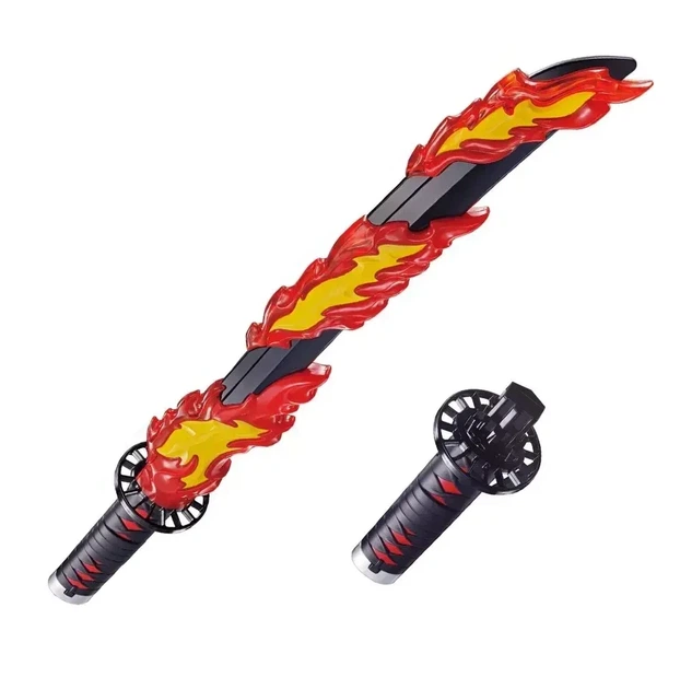 Катана Bandai Клинок рассекающий демонов Танжиро Demon Slayer Tanjiro Hinokami Kagura 55 см K B DS T HK 55 - изображение 2