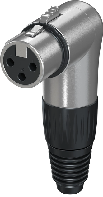 Złącze XLR Behringer X3FR-SR żeńskie kątowe 3-pinowe (4033653161282) - Zdjęcie 1 Złącze XLR Behringer X3FR-SR żeńskie kątowe 3-pinowe (4033653161282) - obraz 1