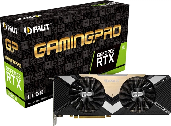 Видеокарта Palit PCI-Ex GeForce RTX 2080 Ti GAMING PRO 11GB GDDR6
