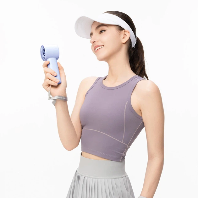 Wentylator Jisulife Handheld Fan 10 Niebieski - obraz 8