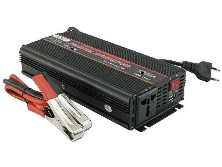 Инвертор - преобразователь с функцией зарядки (UPS + QC3.0) 12V / 220V PU-1000W (чиста синусоида) - Фото 1 Инвертор - преобразователь с функцией зарядки (UPS + QC3.0) 12V / 220V PU-1000W (чиста синусоида) - изображение 1
