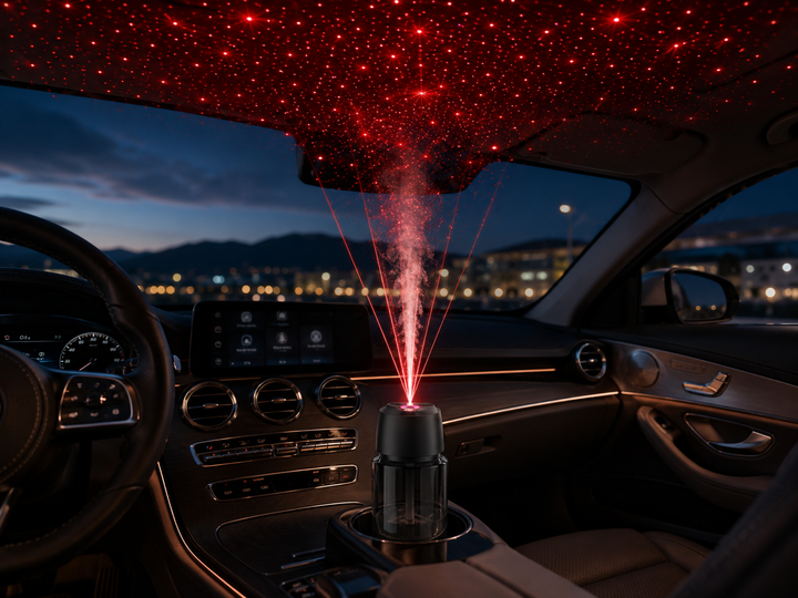 Автомобильный ароматизатор XT056 Звёздное небо с LED-подсветкой и USB, 5 ароматов - Фото 5 Автомобильный ароматизатор XT056 Звёздное небо с LED-подсветкой и USB, 5 ароматов - изображение 5