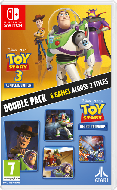 Gra Nintendo Switch Toy Story: Retro Roundup! + Toy Story 3 Complete Edition Double Pack (Kartridż) (5056635623386) - Zdjęcie 1 Gra Nintendo Switch Toy Story: Retro Roundup! + Toy Story 3 Complete Edition Double Pack (Kartridż) (5056635623386) - obraz 1