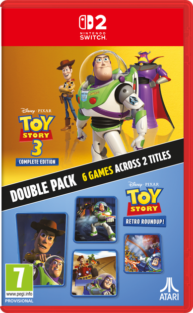 Gra Nintendo Switch 2 Toy Story: Retro Roundup! + Toy Story 3 Complete Edition Double Pack (Kartridż) (5056635623461) - Zdjęcie 1 Gra Nintendo Switch 2 Toy Story: Retro Roundup! + Toy Story 3 Complete Edition Double Pack (Kartridż) (5056635623461) - obraz 1