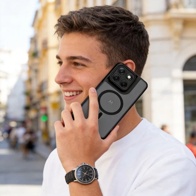 Чехол Tech-Protect MagMat для Motorola Edge 70 Fusion / Fusion Plus 5G Black with MagSafe (5906302323579) - изображение 5