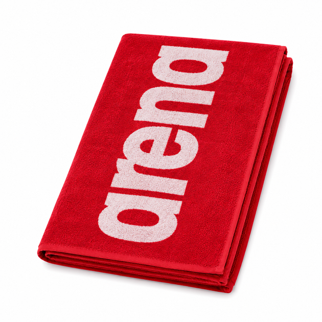 Полотенце Arena Gym Soft Towel 100x50 см хлопковое спортивное полотенце для бассейна, фитнеса и тренировок Красный (001994-410) - Фото 1 Полотенце Arena Gym Soft Towel 100x50 см хлопковое спортивное полотенце для бассейна, фитнеса и тренировок Красный (001994-410) - изображение 1