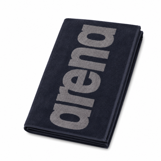 Полотенце Arena Gym Soft Towel 100x50 см хлопковое спортивное полотенце для бассейна, фитнеса и тренировок Темно-синий (001994-750) - изображение 5