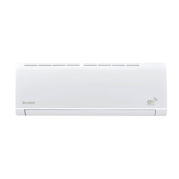 Кондиціонер Chigo Alba CS-70V3G-1H150F 70м2 (-25°С) R32 інверторний, білий + пульт ДК (Wi-Fi) - зображення 2