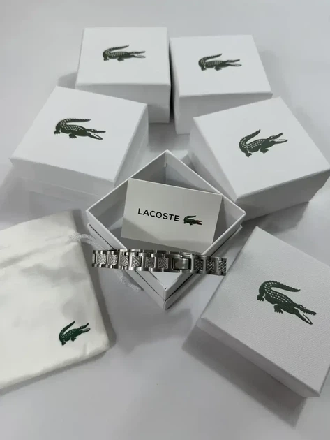 Чоловічий браслет Lacoste із неіржавкої сталі - Фото 1 Чоловічий браслет Lacoste із неіржавкої сталі - зображення 1