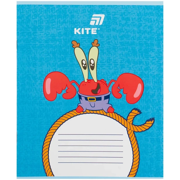 Тетрадь школьная Kite Sponge Bob SB26-235, 12 листов, косая линия - Фото 4 Тетрадь школьная Kite Sponge Bob SB26-235, 12 листов, косая линия - изображение 4