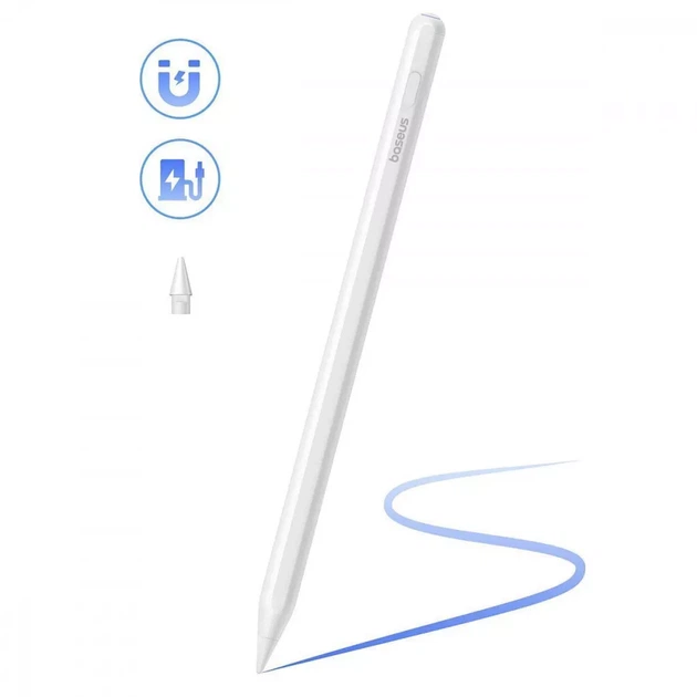 Стилус Baseus Smooth Writing 2 Series Dual Charging (Active Version) , белый - изображение 3