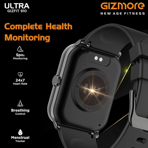 Умные часы GIZMORE GizFit 910 Ultra BT — Стиль, ИИ и полный контроль на вашем запястье - изображение 8