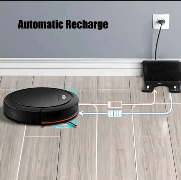 Робот-пилосос Intelligent Robotic Vacuum Cleaner OB 16 Чорний - зображення 3