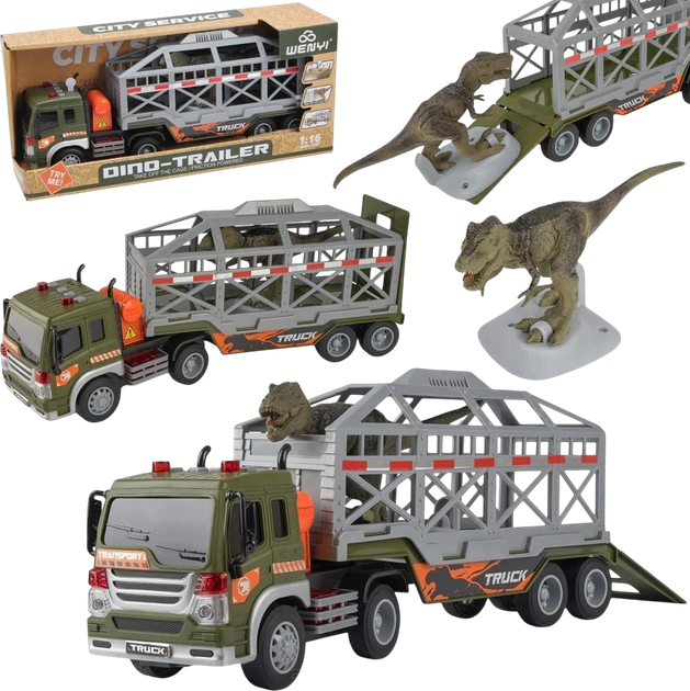 Ciężarówka Trifox z dinozaurem A-0116 HW21075770 (5901353688677) - obraz 2