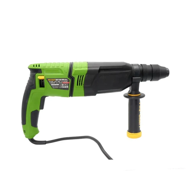 Перфоратор Procraft BH1100DFR 0-5000 уд/мин, Энергия удара 3.2 Дж Антивибрационная система - изображение 3
