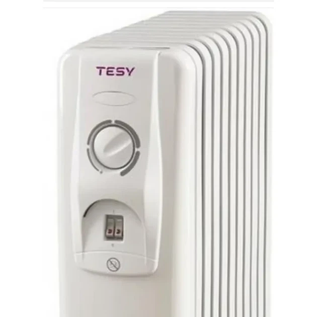 Обігрівач масляний TESY CC 2510 E05 R2500 Вт, 28 м2, 10 Т-подібних секції, механічне упраління - зображення 2